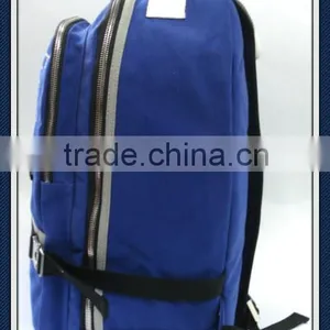 Heavy Canvas Backpack Bag With Good Quality Zipper thumbnail-5