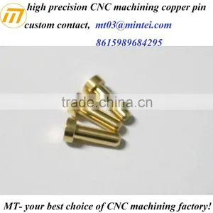 Customized CNC Machining Gold Plated Brass 3604 Standoff thumbnail-2