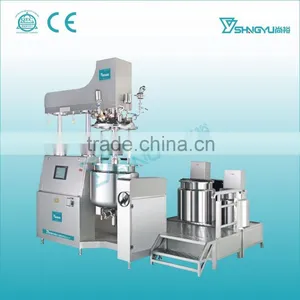 China Factory High Shear Mixing 5-5000L Capacity Cosmetic Vacuum Emulsifier Equipment thumbnail-1