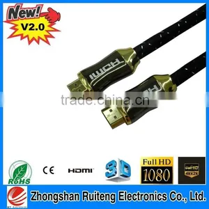 Bulk Hdmi Cable Awm 20276 High Speed HDMI Cable 2.0V With Ethernet, Support 3D, 4K*2K, 24k Gold Plated Cable HDMI China thumbnail-1
