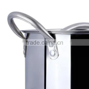 2015 Tall Stainless Commercial Steel Heavy Duty Stock Pots Made in China thumbnail-5