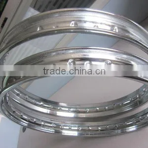 WM 1.60X17 Inch 40 Spoke Motorcycle Stainless Steel Rim thumbnail-1