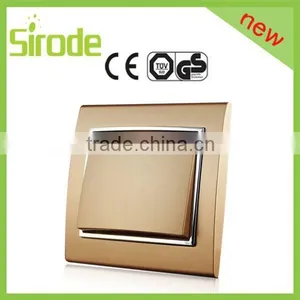 Sirode Wall Switch and Socket EU Standard White/Gold/Sliver Color thumbnail-3