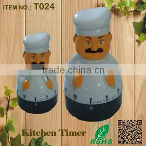 China Supplier ROHS Chef Shape Mechanical Kitchen Timer thumbnail-1