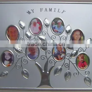 Popular Aluminum Family Tree Collage Photo Frame thumbnail-1