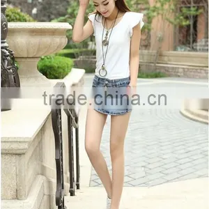 Women Shorts Skirts Summer Casual Denim Shorts Women Jeans Vintage Single Breasted Female Sexy Skorts Skirt thumbnail-4