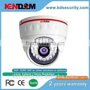 IN STOCK!!! Beautiful Casing Eyeball Dome Camera 3.6/6MM Fixed Lens 30M IR Distance, SONY 138COMS + 8520 DSP 1300TVL thumbnail-1