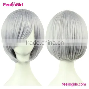 Cheap Brown Straight Short Wig for Everyone thumbnail-3