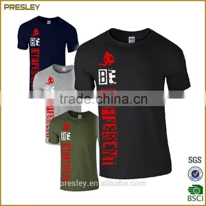 Presley Oem Men Short Sleeve Hot Sale Breathable Custom Cheap t Shirt Printing thumbnail-3
