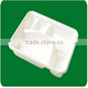 Disposable Biodegradable Compartment Tray thumbnail-1