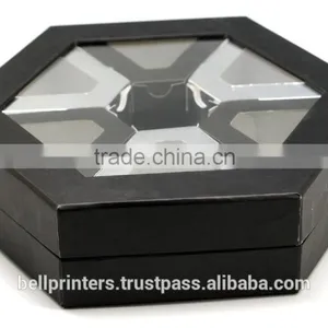 World Largest No 1 Manufacturer in Black Rigid Box With Window Boxes thumbnail-2