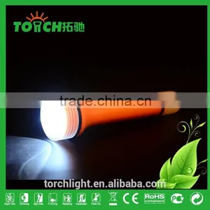 2016 New Disign Rechargeable LED Flashlight Torch Lighters With Charger Camping Light Plastic Torch Light thumbnail-1