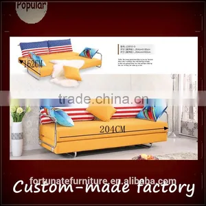 China Factory Easily Adjustable Metal Base Futon Sofa Bed/sweet Comfortable Home Living Room Reest Sofa Couch Quality Choice thumbnail-1