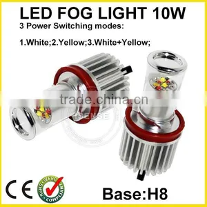 2015 Double Color Three Modes Newly Design DC9-30V 10W Led Fog Lamp, 9006 Hb4 9005 Hb3 H7 H8 H9 H10 H11 Car Led Fog Light thumbnail-3