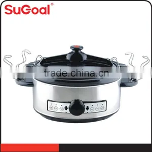 2016 New Product Electric Digital Control Panel SS Body Slow Cooker thumbnail-2