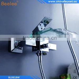 Beelee BL0818W Shower Faucet / Bathtub Faucet - Contemporary - Waterfall - Brass (Chrome) thumbnail-2