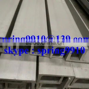 HOT ROOLED AND PICKLED STAINLESS STEEL CHANEL BAR IN GRADE AISI304 LENGT IN 6000MM thumbnail-1