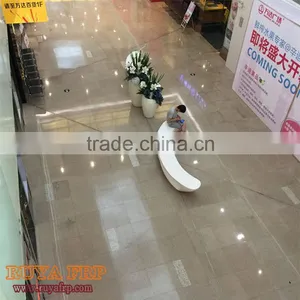 2.9M Adult Fiberglass Stool Moon Shape Modern Furniture for Indoor Mall Decoration thumbnail-2