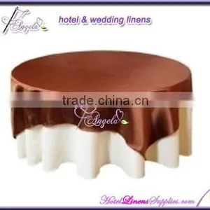 Cheap Wedding Table Overlay, Satin Table Overlays thumbnail-1