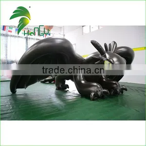 Hongyi Hot Selling Giant Inflatable Black Toothless Dragon / Inflatable Dragon Toy For Sale thumbnail-2