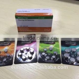 Zinc Air Battery Type 1.4V Hearing Aid Batteries thumbnail-1