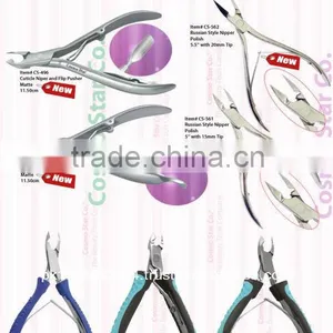 Cuticle Nail Nippers With Pusher, Professional Use Manicure Pedicure Tools & Kits Pakistan thumbnail-1