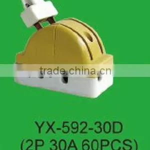 2P30A Double Pole Double Throw Porcelain Electric Knife Switch thumbnail-1