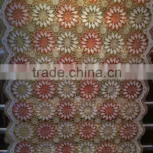 PVA Lace Golden or Silvery Table Cloth New Products thumbnail-1