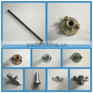 45# Steel Formwork Tie Rod and Wing Nuts 15/17mm Quality Choice thumbnail-4