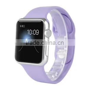 High Quality Sport Silicone Wrist Strap Watchband for Apple Watch thumbnail-1