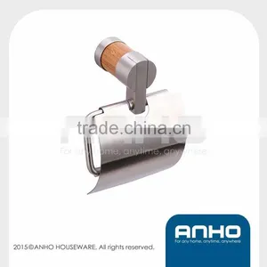 Wall Mounted Bamboo Iron Paper Holder in Attractive Design thumbnail-1