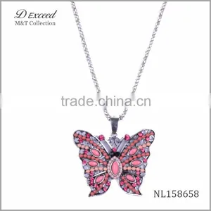 New Fashion Butterfly Pendant Necklace,floating Pendant Necklace thumbnail-1