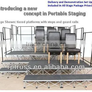 2015 RP High Quality Aluminum Stage With Guard Rail thumbnail-2
