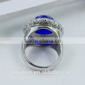 Fashion Custom Finger Ring With Black Stone thumbnail-2
