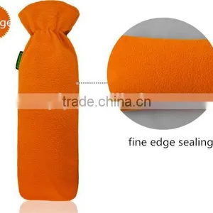 Hot BS Standard PVC Hot Water Bottle With Orange Fleece Cover thumbnail-1