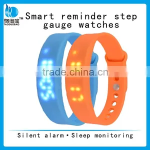 Smart Reminder Step Gauge Watches_bluetooth Sports Pedometer With Temperature Display thumbnail-2