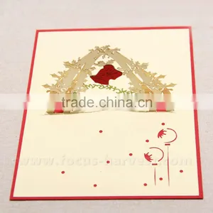 3D Bell Handmade Card Greeting Cards Christmas Gift Cards Handmade Postcards thumbnail-4