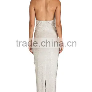 Ladies Long Evening Party Wear Gown Evening Gowns Pictures of Latest Gowns Designs thumbnail-3
