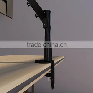 Flexible Desk Clamp Mount LCD Free Standing Office Stand Desk Clamp LCD Mount thumbnail-5