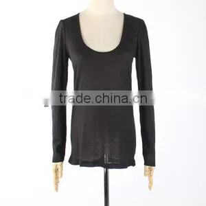 Lady's Fine Gauge Knitted Sweater thumbnail-1
