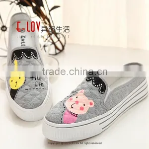 NO.WBT015G Hot Sales High Quality Gray Canvas Shoes thumbnail-5