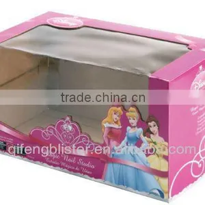 Colored Paper Corrugated Boxes With Window, Color Box, Offset Printing Boxes thumbnail-1