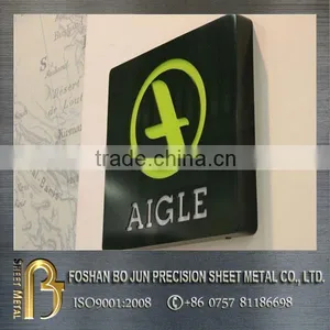 2016 Sheet Metal Fabrication Customized Black Powder Coated Laser Cutting thumbnail-1