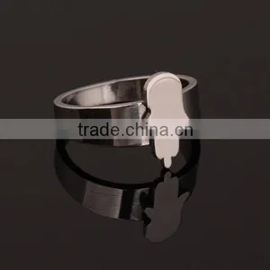 Hot Sale Stainless Steel Flower Shaped Rings thumbnail-2