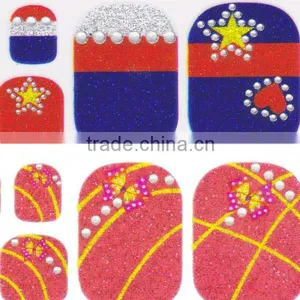 22pcs Nail Polish Sticker Toe Nail Art Sticker thumbnail-1