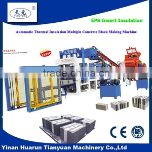 Eps Insert Concrete Hollow Block Making Machine - QT8-15 thumbnail-1