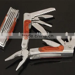OEM Wooden Handle Pliers With Stainless Steel thumbnail-1