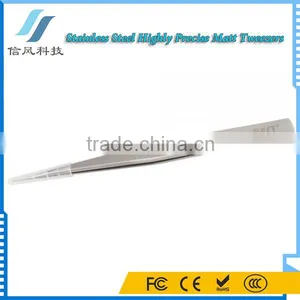 BST-AA Highly Precise Stainless Steel Pointed Eyebrow Tweezers thumbnail-5
