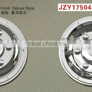 17.5'UNIVERSAL STAINLESS STEEL WHEEL COVER, WHEEL SIMULATOR thumbnail-1