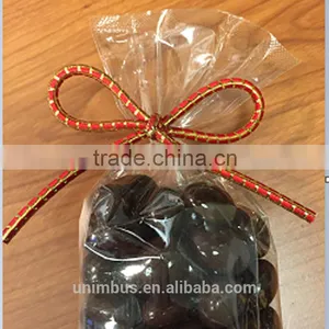 Pre-tied Red/golden Elastic Pre-tied String Bow thumbnail-1